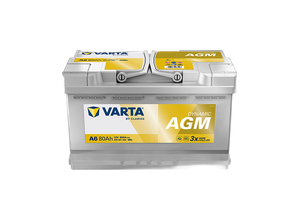 Bateria Varta AGM 12V para carro elétrico e híbrido