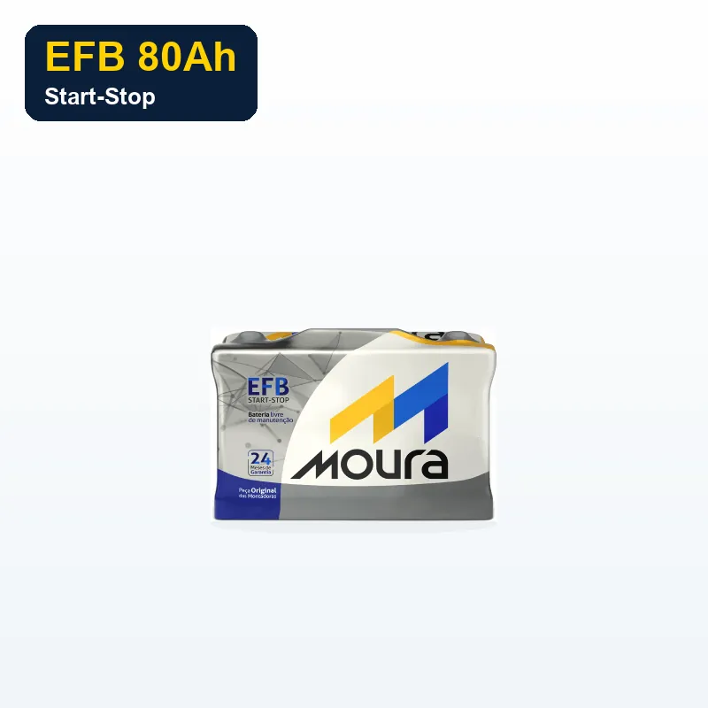 Bateria Moura MF80 EFB
